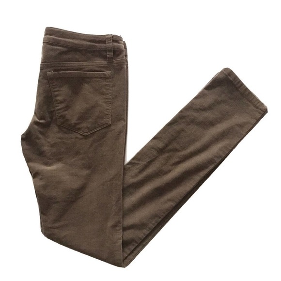 Chor | Women's Brown Belt Looped Straight Leg Corduroy Pants Size 3 - Picture 6 of 10